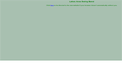 Desktop Screenshot of lakesareaswingband.com